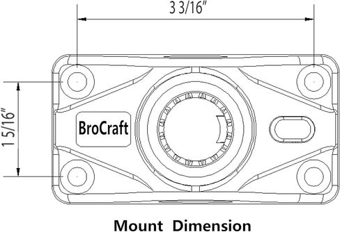 Brocraft Power Lock Fully Adjustable Rod Holder in Saudi Arabia