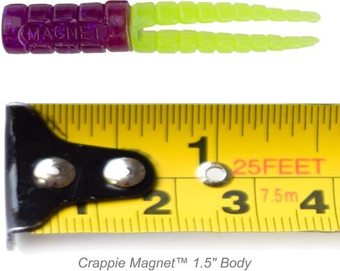 عبوة من 50 قطعة من Crappie Magnet للجسم ذات الذيل المقسم in Kuwait