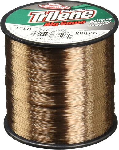 Berkley Trilene® Big Game™, Coastal Brown, 10lb | 4.5kg, 1500yd | 1371m Monofilament Fishing Line, Suitable for Saltwater and Freshwater Environments in Saudi Arabia