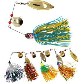 SUPERTHEO مجموعة طعم الصيد ملاعق الصيد الضفدع السحر لينة المعادن الصلبة إغراء كرنك بوبر أسماك قلم رصاص تهزهز هوك لسمك السلمون المرقط باس السلمون مع صندوق معالجة in Kuwait