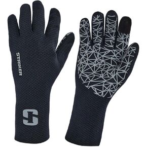 Striker Unisex Stealth Waterproof Breathable Outdoor Fishing Gloves with Extended Cuff & Tech Touch Index Fingertip
