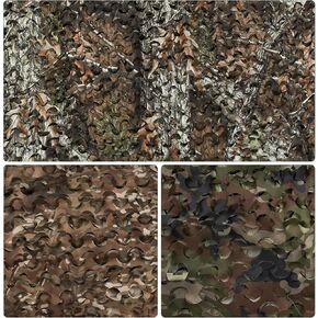 LOOGU Camo Netting, Camouflage Netting Camouflage Net Blinds for Sunshade, Camping, Shooting and Hunting and Many More in Kuwait