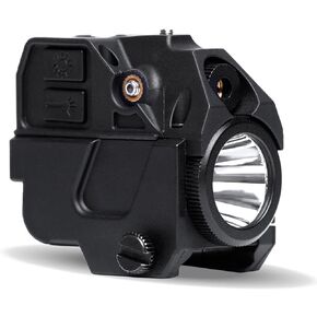 Firefly V2 Flashlight Laser Sight | Strobe Function | Combat Veteran Owned Company | Pistols | Rifles | 220 Lumens | Magnetic Charging | Laser Flashlight Combo for Handgun Pistol Hand Gun | Gun Light
