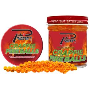 PAUTZKE'S Crappie Fire Balls - Striking Color & Prolonged Scent Release, Infused with Genuine Salmon Egg Juice in Saudi Arabia