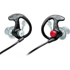 سدادات أذن مصفاة من SureFire EP3 Sonic Defenders، تصميم ذو حواف مزدوجة، قابلة لإعادة الاستخدام