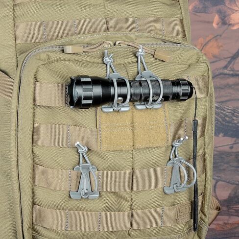 BOOSTEADY 10Pcs Tactical Gear Clip Molle Web Dominators for Outdoor Hydration Tube Backpack Straps Management in Kuwait