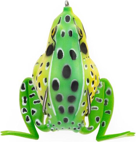 Lunkerhunt - Topwater Fishing Lures for Bass Trout Fishing | Combat Frog Lure for Big Fish | Award Winning Hollow Body Frog Fishing Bait with Weedless Hooks in Saudi Arabia