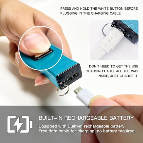 REAX Stun Gun Keychain for Women Self Defense Mini Stun Gun for Women Stun Gun USB Rechargeable with LED Flashlight Power Volt Micro in Kuwait