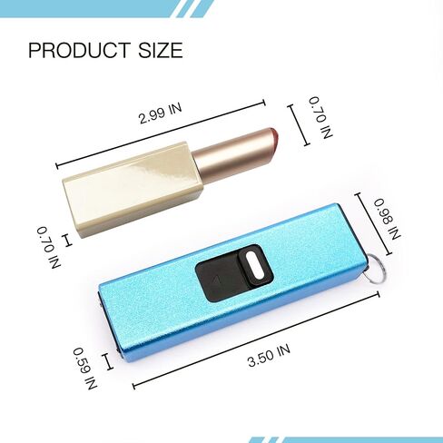 REAX Stun Gun Keychain for Women Self Defense Mini Stun Gun for Women Stun Gun USB Rechargeable with LED Flashlight Power Volt Micro in Kuwait