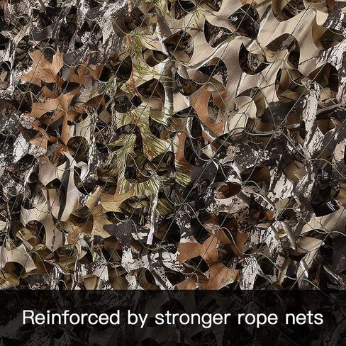 LOOGU Camo Netting, Camouflage Netting Camouflage Net Blinds for Sunshade, Camping, Shooting and Hunting and Many More in Kuwait