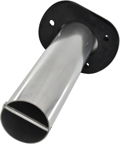 ISURE MARINE 2PCS Boat Stainless Steel Polished Fishing Rod Holder Flush Mount 15/30/90 Degree Casting Flange with Rubber Cap, Liner, Gasket PVC Cap and Inner Tube for Marine Yacht Kayak in Kuwait