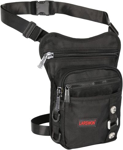 Thigh Pack, Larswon Leg Bag Thigh Pouch Bag Tactical Waist Bag Motorcycle Bag Waterproof in Kuwait