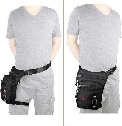 Thigh Pack, Larswon Leg Bag Thigh Pouch Bag Tactical Waist Bag Motorcycle Bag Waterproof in Kuwait