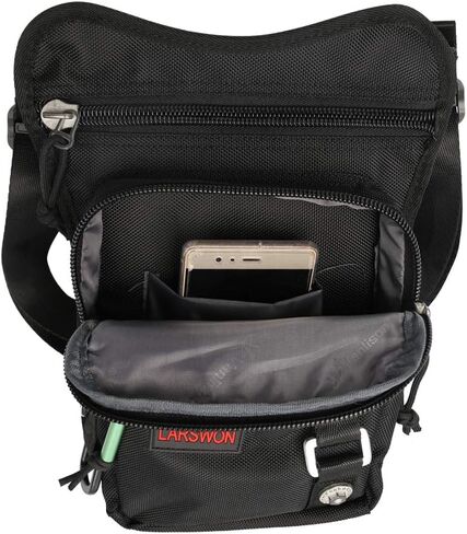Thigh Pack, Larswon Leg Bag Thigh Pouch Bag Tactical Waist Bag Motorcycle Bag Waterproof in Kuwait