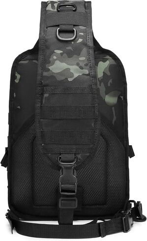 Tactical Crossbody Backpack Large Sling Pack With Holster Shoulder Bag For Men Outdoors Hiking Camping Gym in Kuwait
