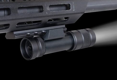 مصباح يدوي Monstrum F200 200 لومن مع مفتاح ضغط عن بعد وحامل سكة Picatinny | للبنادق والبنادق in Kuwait