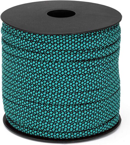 7 Strand Core 550lb Paracord Parachute Cord Lanyard Mil Spec Type III - 4mm 165 Feet Spool of Paracord String Braided Accessories in Kuwait
