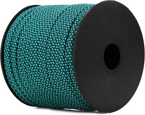 7 Strand Core 550lb Paracord Parachute Cord Lanyard Mil Spec Type III - 4mm 165 Feet Spool of Paracord String Braided Accessories in Kuwait