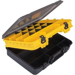 THKFISH Fishing Tackle Box Organizer Double Layer Tackle Storage Fishing Boxes Outdoor Box,Saltwater Tackle Boxes Lure Box with Adjustable Dividers