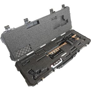 حقيبة Case Club تناسب بندقية Ruger Precision. مقطوع مسبقًا، مقاوم للماء، مع صندوق ملحقات وهلام السيليكا للمساعدة في منع صدأ البندقية