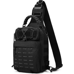 kefit Fishing Backpack with Rod Holder, Lightweight Fishing Tackle Backpack for Fishing, Sling Fishing Bag Backpack
