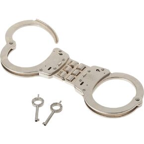 Smith & Wesson S&W 300 Hinged Handcuffs Nickel in Saudi Arabia
