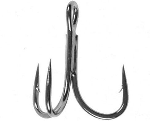 Owner 5656 ST-56 Treble 3X-Strong Super Need Point Hook, Black Chrome in Saudi Arabia