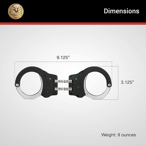 ASP Plus Cuffs Keyless Double-Locking Hinge Handcuffs in Saudi Arabia