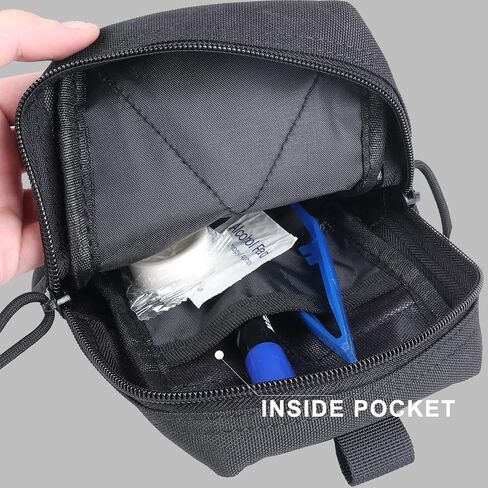 AMYIPO Mini MOLLE Pouch متعددة الأغراض حقائب الخصر التكتيكية المدمجة الصغيرة فائدة EDC الحقيبة in Saudi Arabia