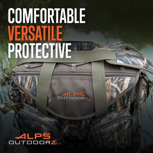 ALPS OutdoorZ Deluxe Floating Blind Bag - Waterproof Hunting Backpack for Men, with Removable Dividers, Thermos Sleeve & Padded Shoulder Strap, Standard - Realtree MAX-7 in Saudi Arabia