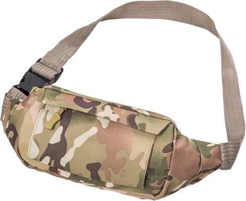 شانغيوان حزمة فاني للصيد، حقيبة ظهر للصيد على الصدر الصغير للخصر من أجل مجموعة مكتشف الحيوانات ومكالمات قذائف البندقية وتصاريح الترخيص مناظير، لحامل شجرة الغزلان، صيد قصير، رحلات خفيفة in Kuwait