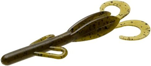 Zoom Bait Baby Brush Hog Bait-Pack of 12 (Green Pumpkin, 5 1/2-Inch), One Size in Saudi Arabia