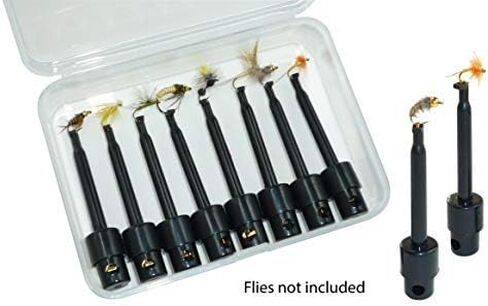 ETRE Sports 10 Piece Hackle Pliers, Fly Hook Holders, Fly Tying Tool, Fly Fishing Organizational Tool in Saudi Arabia