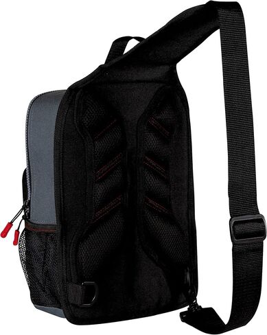 Plano Weekend Series 3600 Tackle Sling Pack, Gray with Red, Black, and White Accents, Includes 2 3600 Stowaway Organizer Boxes, Premium Tackle Storage in Saudi Arabia