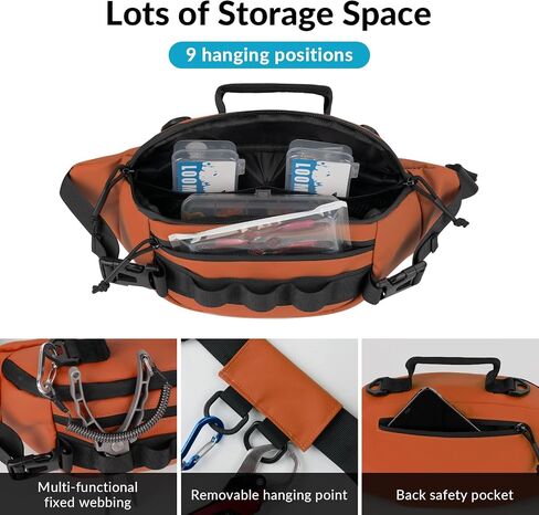 THKFISH Fishing Waist Pack, Fishing Tackle Bag Waterproof Fanny Pack for Women & Men Portable Sling Bag in Saudi Arabia