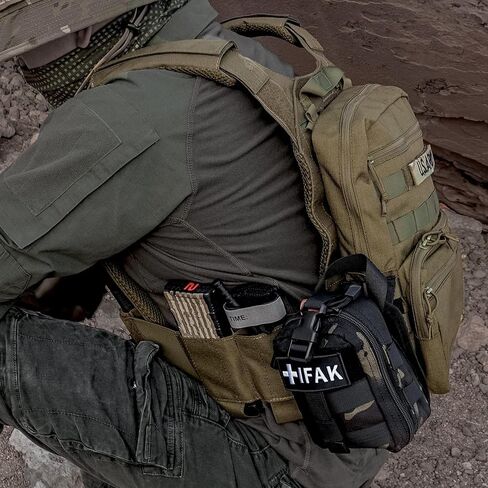 حقيبة ظهر ACETAC 1000D نايلون Mil-Spec التكتيكية MOLLE Hydration، مناسبة للمثانة 3L، تركيب سترة تكتيكية سهلة وضيقة in Kuwait