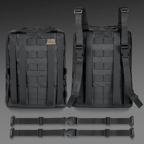 حقيبة ظهر ACETAC 1000D نايلون Mil-Spec التكتيكية MOLLE Hydration، مناسبة للمثانة 3L، تركيب سترة تكتيكية سهلة وضيقة in Kuwait