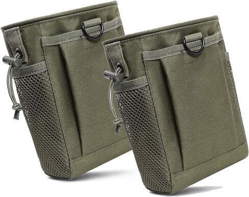 Haafoo Dump Pouch Molle - حقيبة مجلة برباط تكتيكي، حقيبة ذخيرة Molle، حقيبة تفريغ بحزام عسكري قابل للتعديل in Saudi Arabia