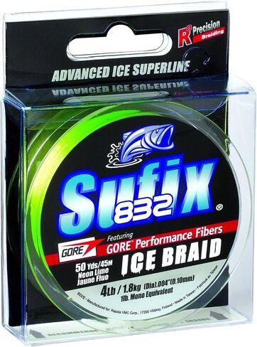 Sufix 832 Ice Braid 4 lb Neon Lime in Saudi Arabia