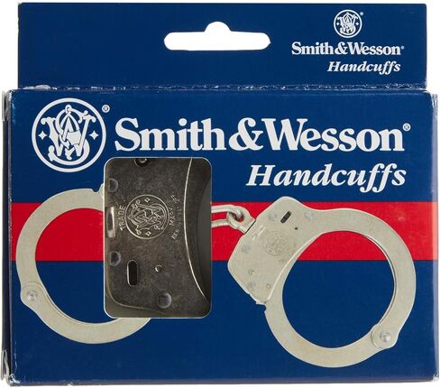 Smith & Wesson S&W 300 Hinged Handcuffs Nickel in Saudi Arabia