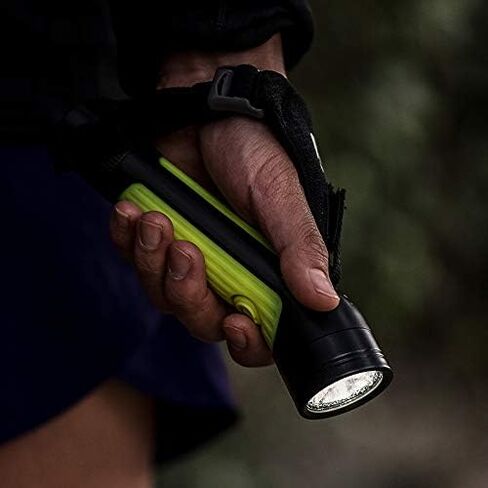 Nathan Zephyr Running Flashlight. Adjustable Hand-Held LED Light with Safety Whistle. For Runners, Walkers, Cyclist, Kids, Security. Handheld Dual Front and Back Light to See and Be-Seen. in Saudi Arabia
