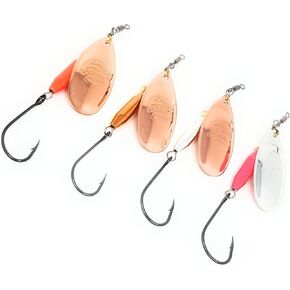Prime Lures Weighted Fishing Spinners Real Silver