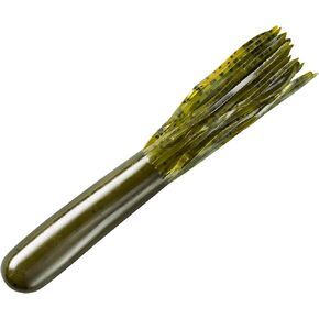 YUM Tube Soft Plastic Bass Fishing Lure - Designed Specifically for Bass, 4 Inch Length, 6 per Pack