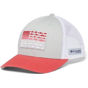 Columbia PFG Fish Flag Mesh Snap Back-Low