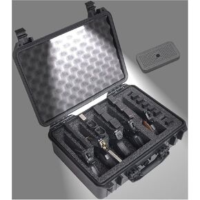 Case Club 5-Pistol/20-Mag Pre-Cut Waterproof Case, Silica Gel, Gen 3 in Kuwait