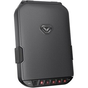 VAULTEK LifePod Secure Waterproof Travel Case Rugged Electronic Lock Box Travel Organizer Portable Handgun Case with Backlit Keypad (Pluck Foam)