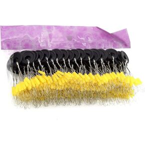 600 Pieces Fishing Bobber Stopper,6 in 1 Soft Silicone Material Beads Float Sinker Stops