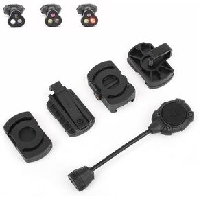 Tactical Helmet Light Military with IR + Red LED Task Lamp, Survival Signal Light Helmet Accessories Mount for Mich Fast Helmet Molle System 20mm Picatinny Rail Outdoor Sports in Kuwait