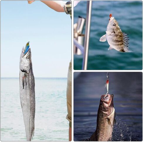 طقم طُعم صيد السمك 181 قطعة من FOCCTS، طقم صيد السمك، ملحقات صندوق معالجة الصيد متضمنة طعوم السمك، ديدان بلاستيكية ناعمة، رقصات كرانكبيت، طعوم دوارة، طُعم المياه العلوية، خطاف in Kuwait