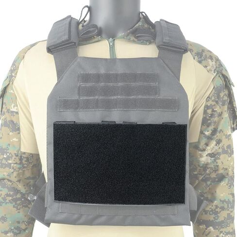 ROCOTACTICAL MOLLE Hook and Loop Mounting Placard Platform, Tactical Style Flex Loop Panel to Convert Any MOLLE Platform to a Hook/Loop Attachment for Hook/Loop Pouches or Morale Patches (Black) in Saudi Arabia